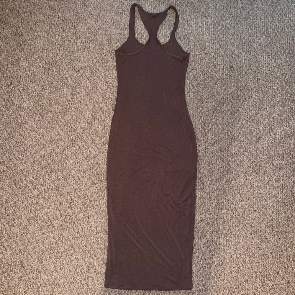 We Are Tala 365 Racerback Bodycon Maxi Dress in Mocha - Picture 11 of 11
